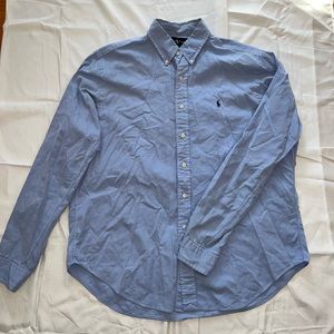 Ralph Lauren Classic Fit Long Sleeve Blue Button Down- 16 1/2, 36/37